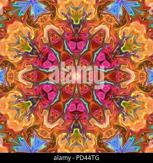 Fraktale surreale Kunst psychedelische Fantasy Artwork. Grafik Malerei Design Pattern. Vorlage für gedruckte Produktion Dekor. Geometrische fantastische Drucken. Stockfoto