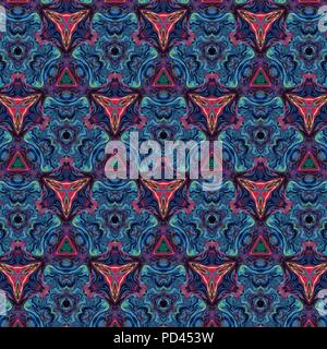 Fraktale surreale Kunst psychedelische Fantasy Artwork. Grafik Malerei Design Pattern. Vorlage für gedruckte Produktion Dekor. Geometrische fantastische Drucken. Stockfoto