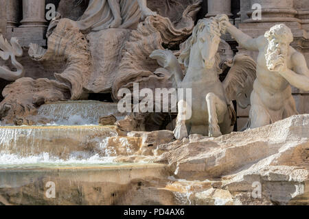 Fontana di Trevi Italien Stockfoto