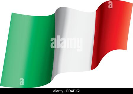 Italien Flagge, Vektor, Abbildung Stock Vektor