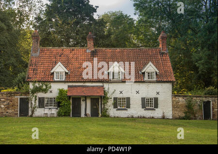 Ein Ferienhaus im Dorf Bischof Burton, East Riding von Yorkshire, Vereinigtes Königreich, am Donnerstag, den 2. August 2018, Stockfoto