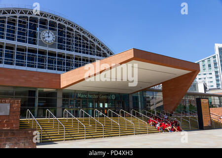 Manchester Central, früher G-Mex Exhibition Centre in Manchester. Stockfoto