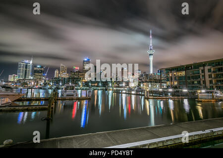 Viaduct Harbour, Auckland Stockfoto