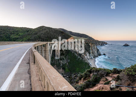 Big Sur und die Küste von Kalifornien Stockfoto