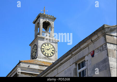 Das Maritime Museum in der Uhrturm am Kai von Ramsgate Royal Hafen, auf der Isle of Thanet, in Kent, Großbritannien Stockfoto