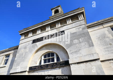 Das Maritime Museum in der Uhrturm am Kai von Ramsgate Royal Hafen, auf der Isle of Thanet, in Kent, Großbritannien Stockfoto