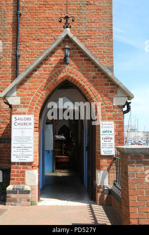 Der Seeleute Kirche, im Jahre 1878, für die Fischer, die sich an der Ramsgate Hafen, auf der Isle of Thanet, Kent, Großbritannien Stockfoto