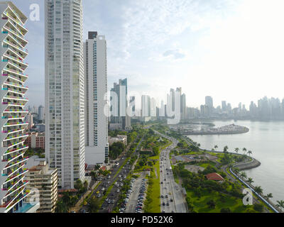 PANAMA CITY, Panama - 14.September 2017: Panama City ist die modernste Stadt in Mittelamerika. Stockfoto