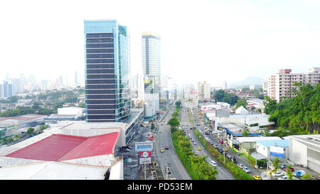 PANAMA CITY, Panama - 14.September 2017: Panama City ist die modernste Stadt in Mittelamerika. Stockfoto