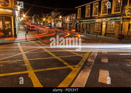 Nacht Szenen in Westport, Grafschaft Mayo, Irland Stockfoto