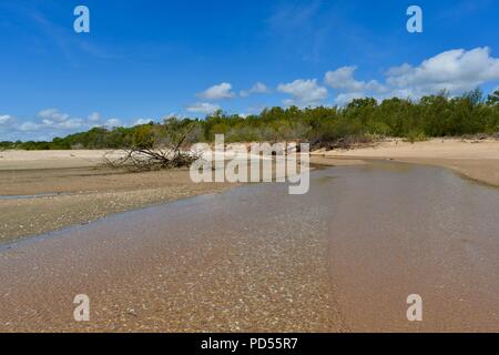 Strand Szenen aus Toomula, Queensland, Australien Stockfoto