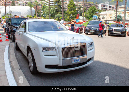 Rolls Royce Wraith a4 Sitz Luxus Grand Tourer Auto in Monte Carlo Monaco Stockfoto