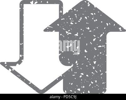 Grunge icon-Pfeile Stock Vektor