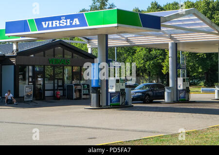 Riga, die Hauptstadt von Lettland, Baltikum August 2018 Stockfoto