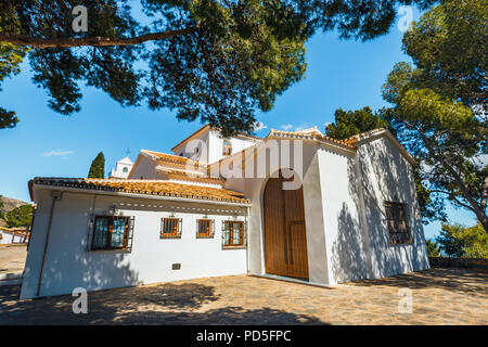 Die Pfarrkirche in das Dorf Mijas, Andalusien, Spanien Stockfoto