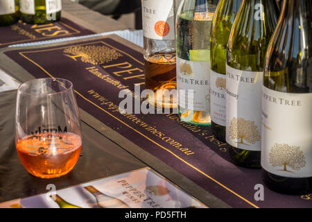 Manly Essen, Wein und und Nachhaltigkeit Festival (Geschmack von Manly), Northern Beaches, Sydney, NSW, Australien Stockfoto