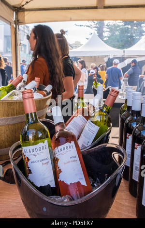Manly Essen, Wein und und Nachhaltigkeit Festival (Geschmack von Manly), Northern Beaches, Sydney, NSW, Australien Stockfoto