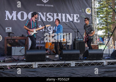 Manly Essen, Wein und und Nachhaltigkeit Festival (Geschmack von Manly), Northern Beaches, Sydney, NSW, Australien Stockfoto