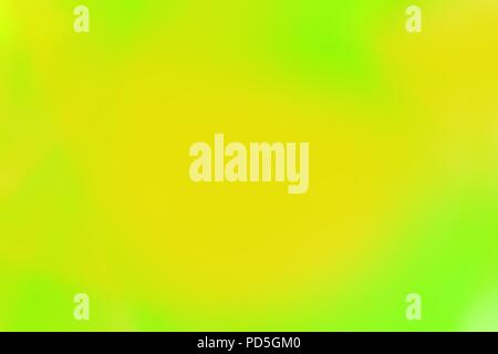 Hintergrund oder Hintergrundbild von gelben und grünen verschwommen Stockfoto
