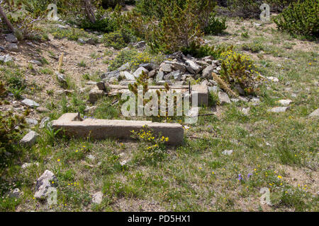 Erkunden Yankee Hill im Jeep Stockfoto