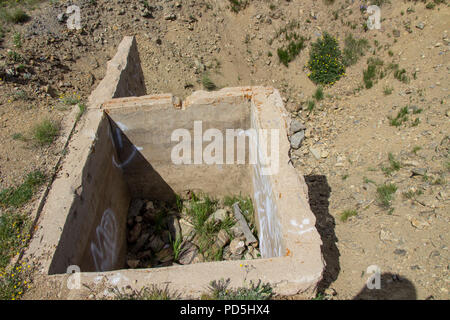 Erkunden Yankee Hill im Jeep Stockfoto