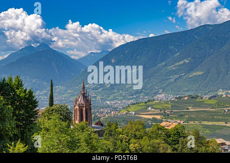 Mausoleum Erzherzog Johann von Österreich in Schenna bei Meran, Südtirol Stockfoto