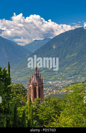 Mausoleum Erzherzog Johann von Österreich in Schenna bei Meran, Südtirol Stockfoto