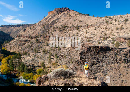 Blick vom Scout Camp Trail, Studie Wildnisgebiet Steelhead fällt Deschutes Wild und Scenic River, Oregon Stockfoto