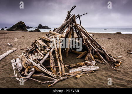 Harris Beach State Park Stockfoto