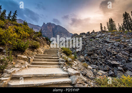 Die rockpile Trail Stockfoto