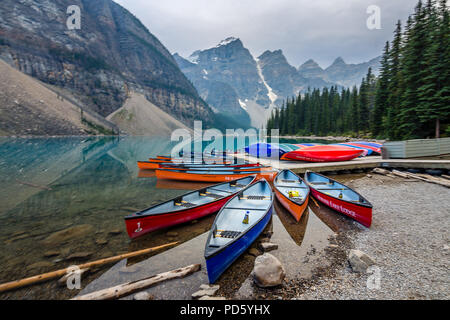 Moraine Lake Stockfoto