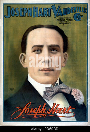 Joseph Hart Vaudeville Co. direkt von Weber & Felder Music Hall, New York City. ca 1899 Stockfoto