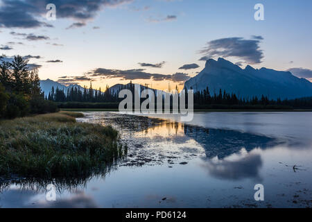 Vermilion Lakes Sunrise Stockfoto