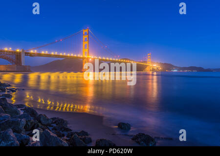 Crissy Field und der Presidio Stockfoto