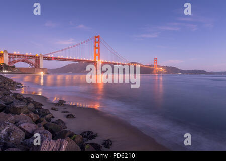 Crissy Field und der Presidio Stockfoto