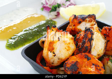 Indische Chicken Tikka Stockfoto