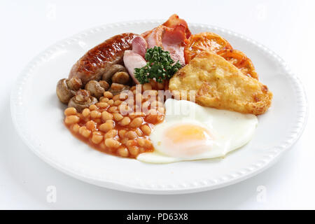 Traditionelles Englisches Frühstück Stockfoto