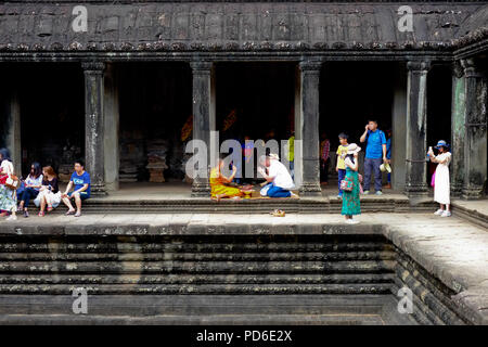 Angkor Wat, Siem Reap, Kambodscha Stockfoto