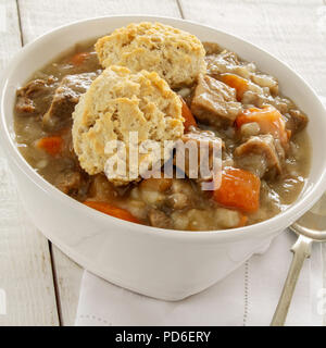 Traditionelle Irish Stew Tellergericht Stockfoto