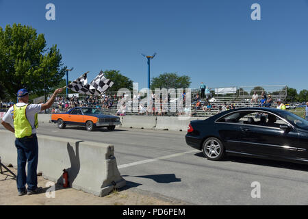 Holeshot Staatsangehörigen, Drag Race, Boise, Idaho, USA Stockfoto