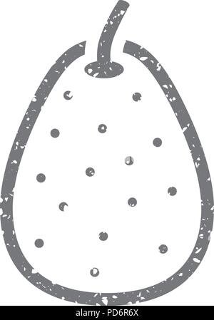 Grunge icon-Birne Stock Vektor