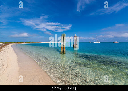 Die Küste von Dry Tortugas National Park Stockfoto