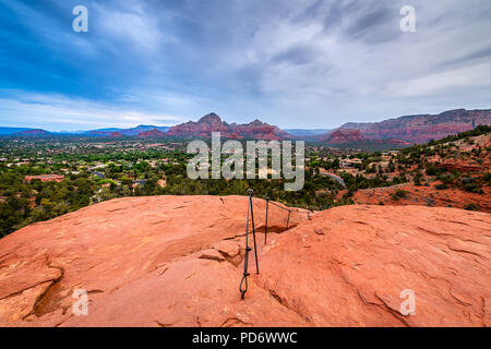 Sedona Flughafen Mesa übersehen Stockfoto