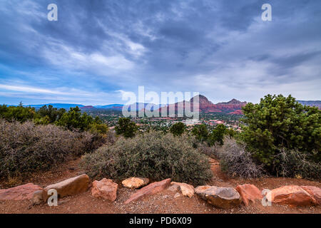 Sedona Flughafen Mesa übersehen Stockfoto