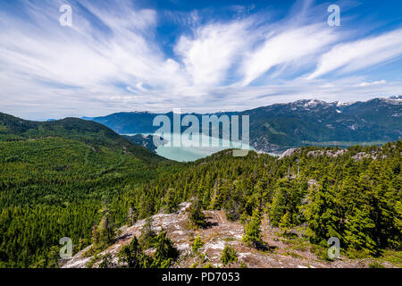 Meer Himmel Gondel Gipfel Stockfoto