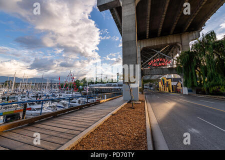 Granville Island Sunrise Stockfoto