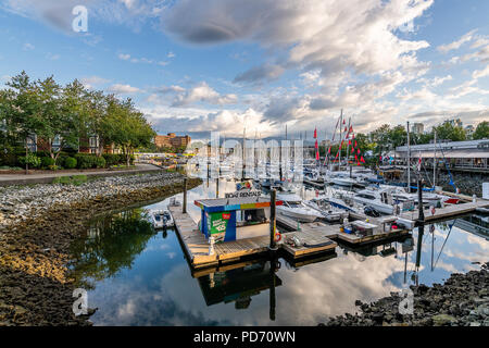 Granville Island Sunrise Stockfoto