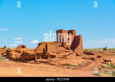 Arizona, Wupatki National Monument, Wukoki Pueblo Stockfoto