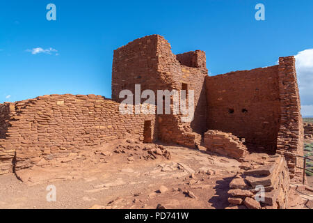 Arizona, Wupatki National Monument, Wukoki Pueblo Stockfoto