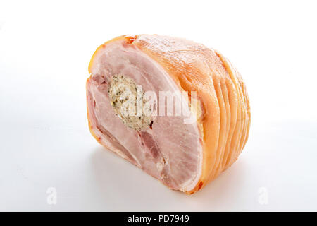 Kalt ausgehärtet gekocht und Pökelfleisch Stockfoto